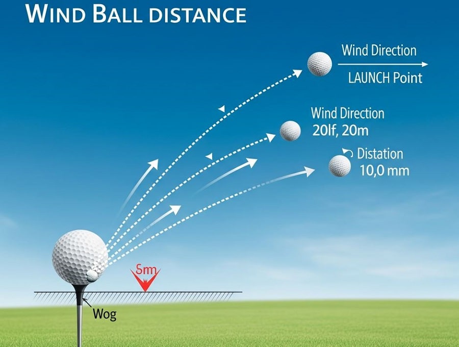 How does Wind Affect Golf Ball Distance?