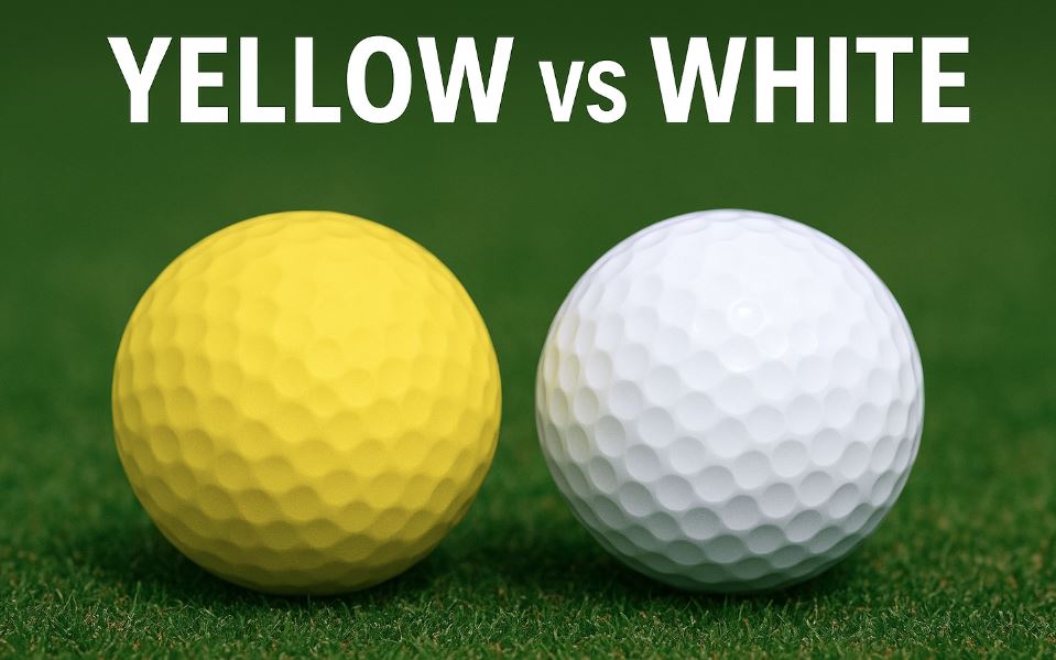 Yellow VS White Golf Ball
