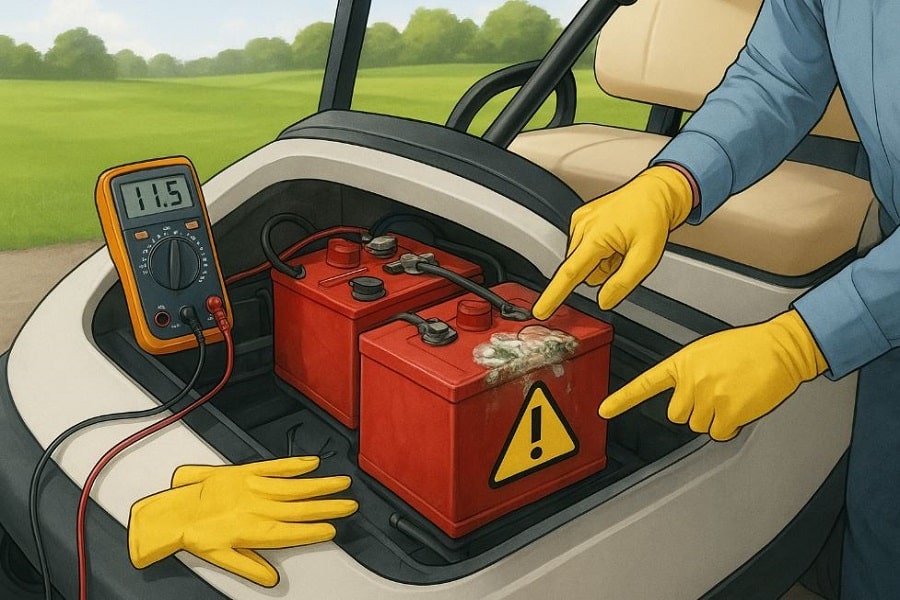 How to Tell Which Golf Cart Battery Is Bad?
