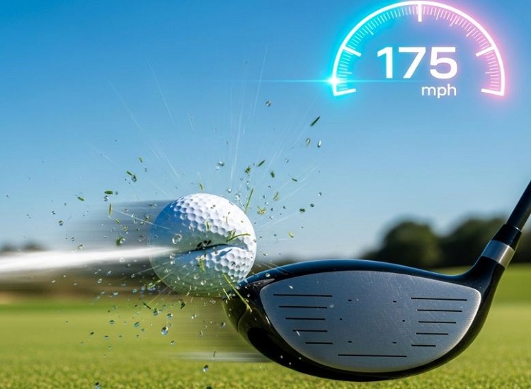 How fast does a golf ball come off a driver