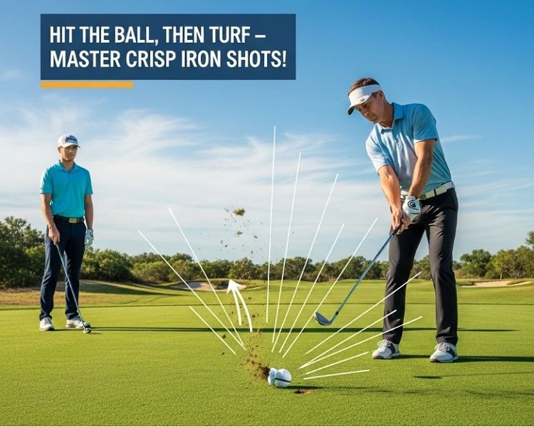 How to Hit Down on a Golf Ball