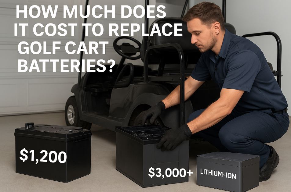How much does it cost to replace golf cart batteries