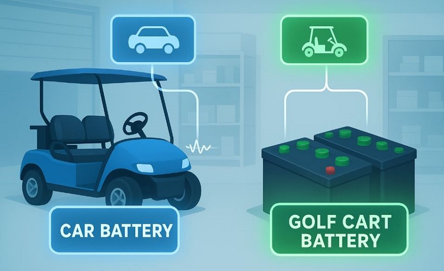 Can You Use Car Batteries in a Golf Cart