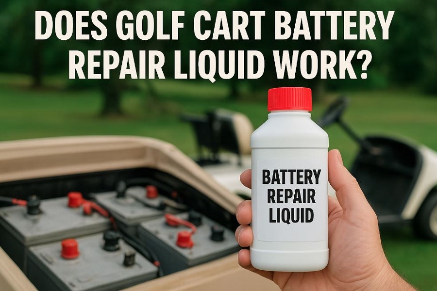 Does Golf Cart Battery Repair liquid Work?
