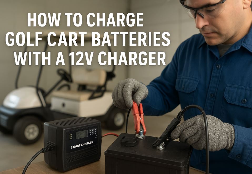 How to charge golf cart batteries with a 12 volt charger