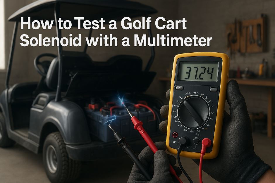 How to test a Golf Cart Solenoid with a Multimeter