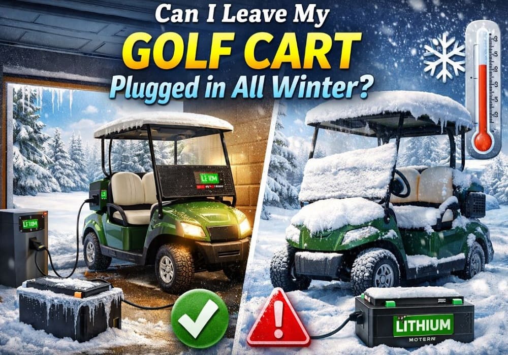Can I Leave My Golf Cart Plugged in All Winter