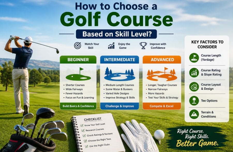 How to choose a Golf Course based on Skill level?