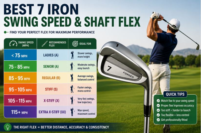 Best 7 Iron Swing Speed & Shaft Flex