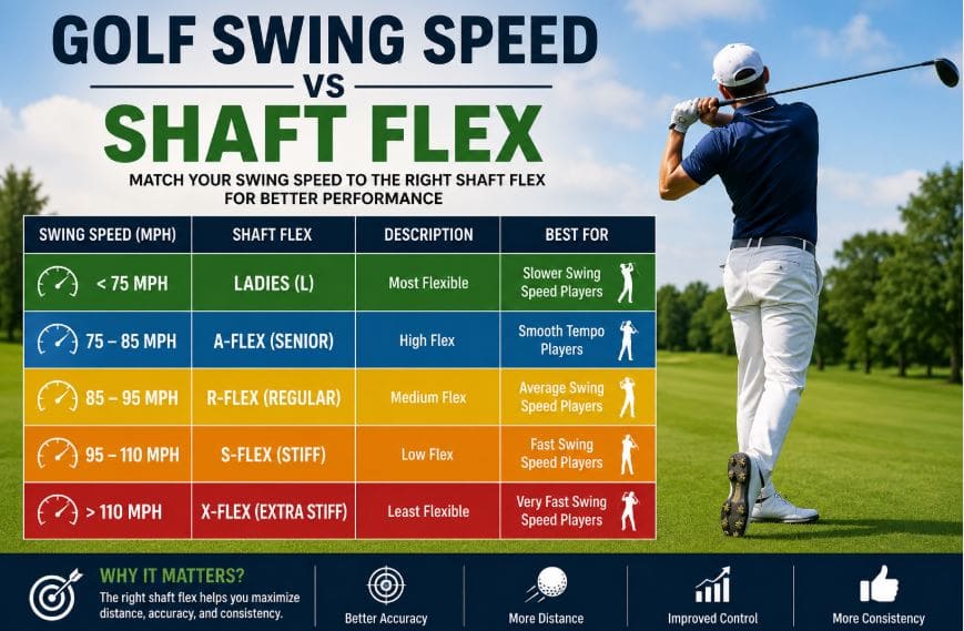 Golf Swing Speed VS Shaft Flex
