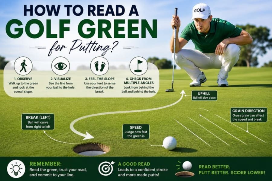 How to Read a Golf Green for Putting?