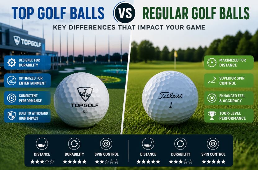 Top Golf Balls VS Regular Golf Balls